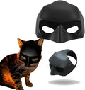 Cat Bat Mask Funny Cat Mask Halloween Costume for Cats, Cosplay Pet Party Accessories Lightweight and Easy to Wear