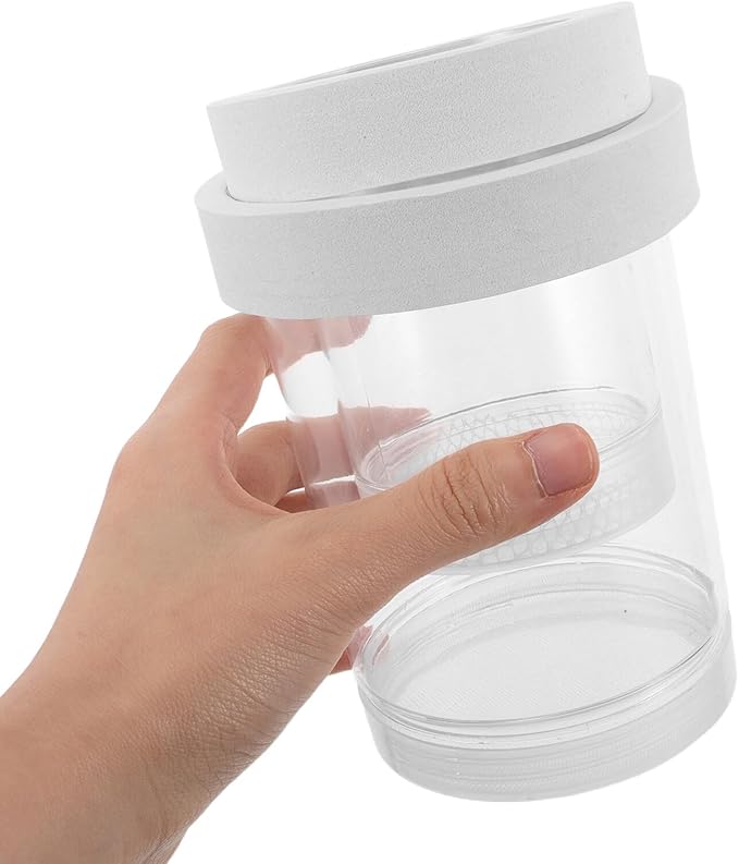 Fish Breeding Box and Floating Hatchery Incubator Set with Fine and Coarse Mesh, Aquarium Isolation Box for Guppy Fry and Betta, Small Size White Aquarium Fish Hatchery Divider