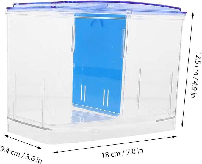 SUPVOX Floating Fish Isolation Box Aquarium Breeder Box for Fish Tank Breeding Isolator Temperature Regulation and Oxygen