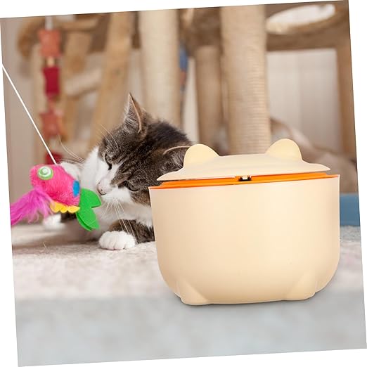 1Set Sealed Cat Litter Trash Can with Lid Included Easy Maintenance Pet Waste Container for Home Use Design for Odor Prevention for Bathroom