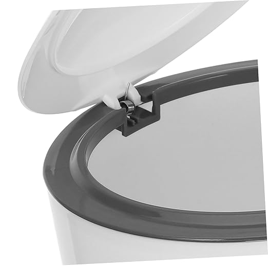 1Set Enclosed Cat Litter Container with Lid Large Capacity Odor Sealing Plastic Waste Bin Multi Use Garbage Bin for Cats Includes Trash Bags Modern Design for Home Decor