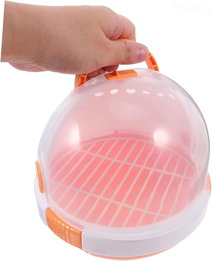 Toyvian Portable Bird Carrier Cage Breathable Travel Cage for Parrots Birds Lightweight Handle Design for Hiking Outings