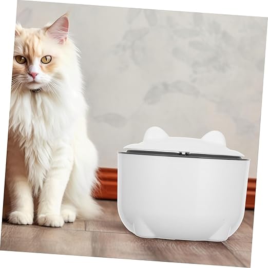 Milisten 1 Set Cat Litter Waste Container with Sealed Lid Includes Trash Bags Convenient One Button Operation for Easy Disposal for Maintaining Environment