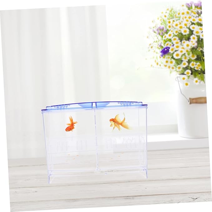 BESPORTBLE 1pc Transparent Fish Breeding Box Cups Dual-Layer Isolation Container for Fry Hatching Protects Fish from Incubator and Shrimp