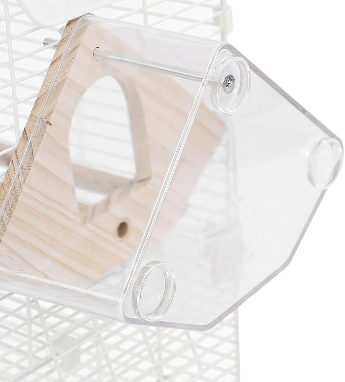 30.31 inch Flight Bird Cage Portable Small Bird Carrier Travel Bird Cage for Conure Sun Parakeet Green Cheek Conure Lovebird Budgie Finch Canary Travel Birdcage with Handle and Perches