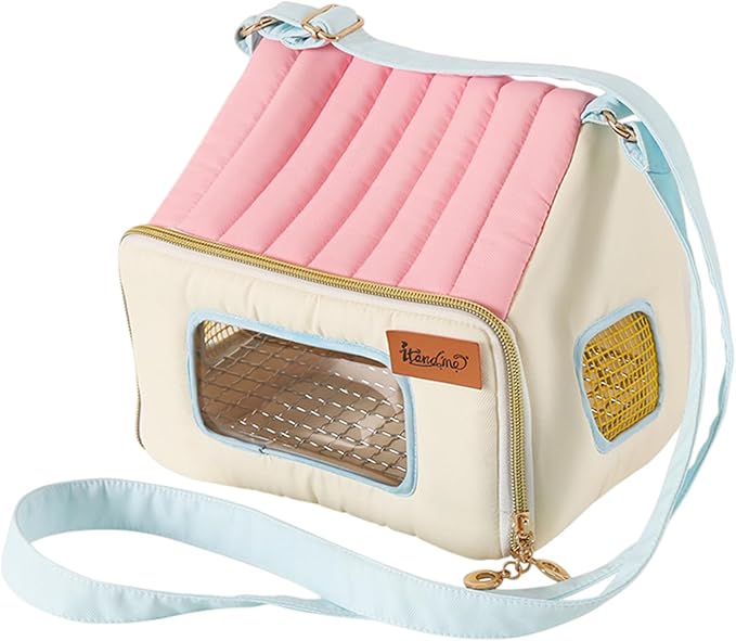 Bird Carrier Bag, Portable Warm Breathable, Pet Carrier with Stainless Steel Tray, Travel Cage with Sturdy Build, Bird Accessory, Pet Gear for Animal Pigeon Outing Travel Vehicle Car Indoor Outdoor