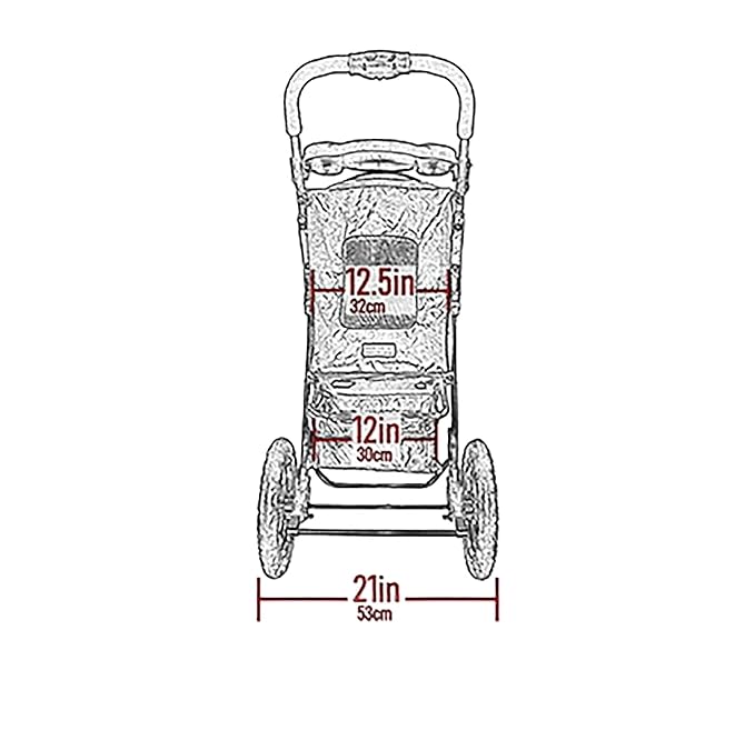 Pet Gear No-Zip AT3 Pet Stroller for Cats/Dogs, Zipperless Entry, Easy One-Hand Fold, Jogging Tires, Removable Liner, Cup Holder + Storage Basket, Sea Salt