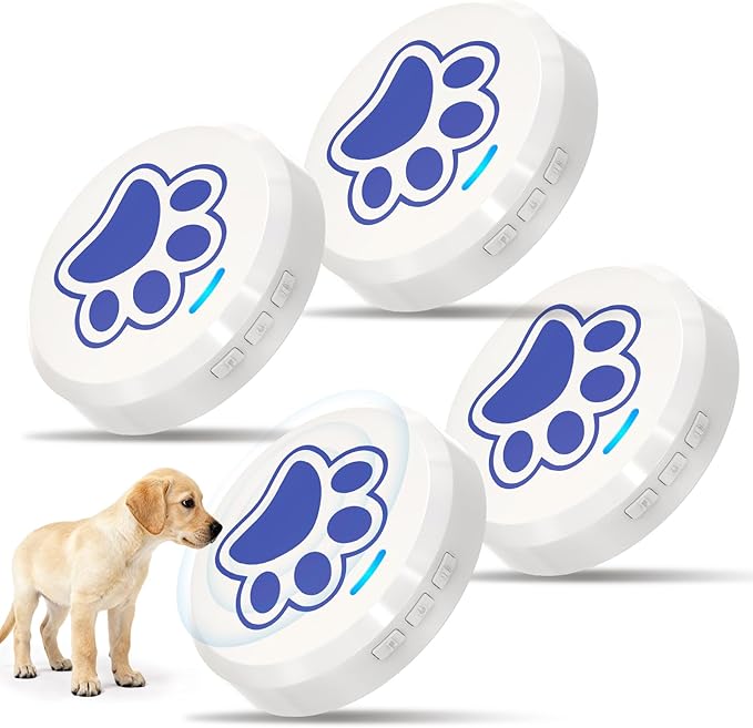 ChunHee Dog Training Bells for Door - Dog Door Bell for with 28 Custom Sounds | Dog Bell for Door Potty Training | Chew-Proof & Adjustable Volume (0-115dB) | Teach Puppies to Signal to Go Outside