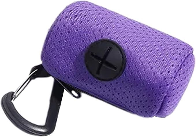Pet Trash Bag Holder Poop Bag Dispenser MeshFabric Pooper Bag Dispenser LeashHook Pet Waste Bag Holder