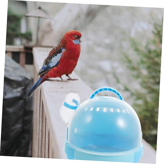 KESYOO 1Set Portable Bird Travel Cage Handheld Parrot Carrier with Cover for Birds Hamsters Durable Easy to Clean Design for