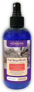 Harbor's Pet Products Harbors Cat Scratch and Chewing Deterrent Spray - 8 oz / 236 ml | Formulated with Essential Oils | 100% Satisfied or Return