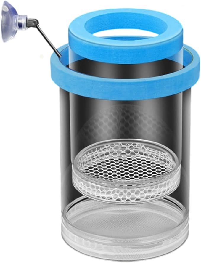 Net Breeding Box Floating Hatchery Incubator Quick Setups in Tanks Multipurpose Fish Shrimp Habitat Mesh Breeding Habitat