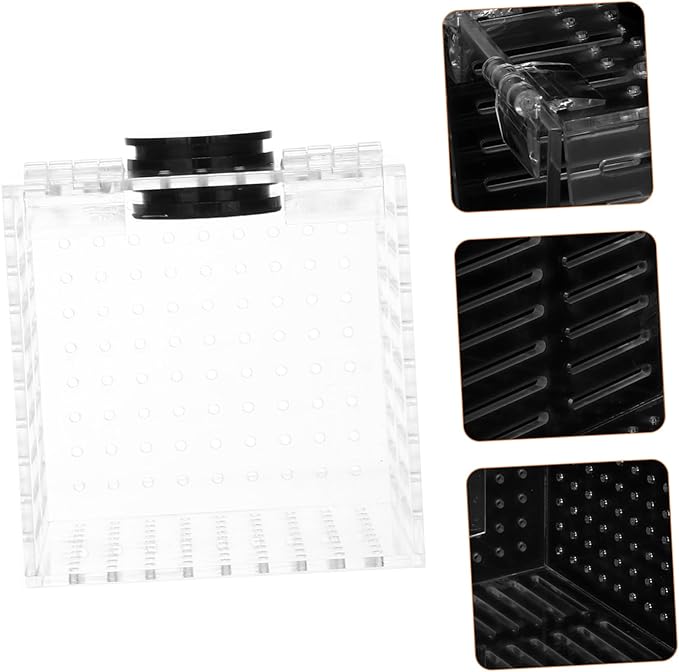 UPKOCH 1pc Fish Isolation Box Magnet Transparent Breeding Container for Aquarium for Fish and Shrimp Separation Tank Accessory