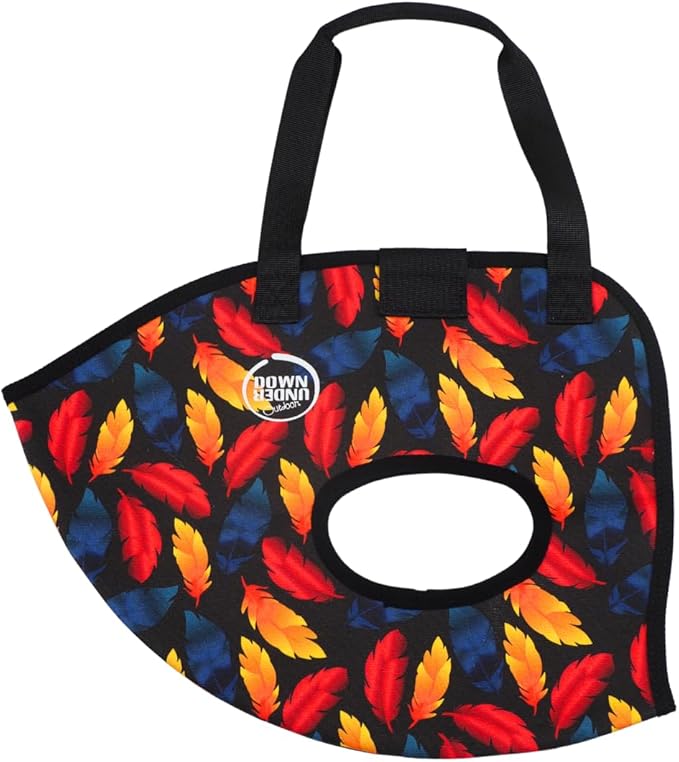 DOWN UNDER OUTDOORS Chicken Carrier Sling Holder Bag with Handle, Chicken Accessories for Foot Treatment, Medic, Leg Injuries, Bumblefoot, Poultry Farm Carrying, Transport, Three Sizes (Large)