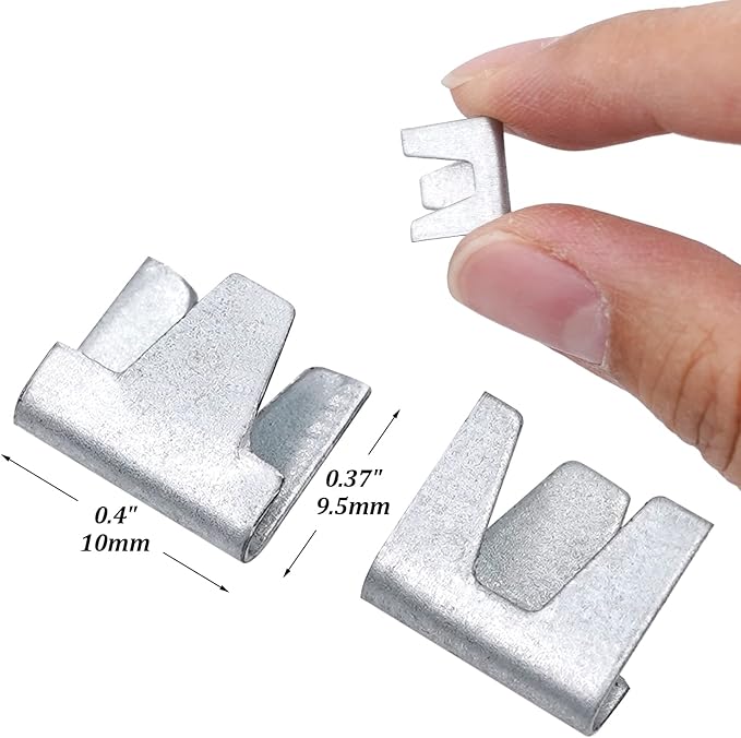 1200 Pieces Wire Cage Clips Rabbit Cage Clips Cage Building Clips for Quail Pigeon Chicken Pet Dog Cat Cage
