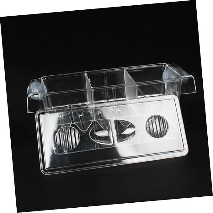 Acrylic Fish Breeding Tank Isolation Box with Suction Cups 1pcs Aquarium Incubator Hatching Box for Fish Tank Breeding and Aquatic Hatchery