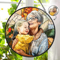 Personalized Couples Photo Stained Glass Catcher, Custom Photo Portrait Couple Family Stained Glass Window Hanging Catcher, Gifts for Newlyweds, Wedding, Couple, Valentine's Day Gift/25