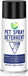 Cat Deterrent Spray Refill, Pet Spray Deterrent System, Motion Activated Cat System, Cat & Dog Odorless & Indoor, Up to 3 Feet Away, Pet Deterrent Spray Refill 1 Pack 3.89Oz