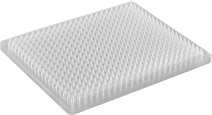 16 Pack Cat Deterrent Outdoor Scat Mat for Cats&Dogs, Keep Away Pest Plastic Mats with Spikes,16 x 13 Inches…