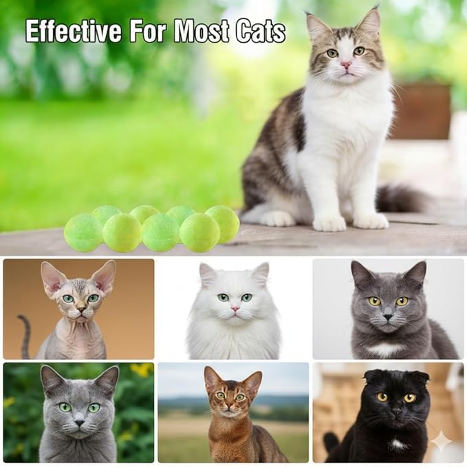 8pcs Cat Repellent Outdoor to Keep Cats Away, Natural Peppermint Oil Cat Deterrent Outdoor and Indoor, Keep Cats Out of Yard, Protect Your Yard and Furniture