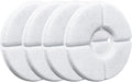 4/12/16 Pack Cat Water Fountain Filters, Cirfifth Triple Filtration System Pet Cat Fountain Filter Replacement for 84oz/2.5L Automatic Cat Fountain (white, 4 pack)