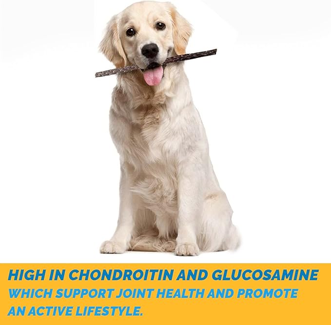 123 Treats Esophagus Dog Treats - (12 Inches - 20 Count) 100% Natural, Flat Gullet Sticks for Dogs, Beef Jerky Dog Treats Strips, NO Preservatives, Hormones, or Antibiotics