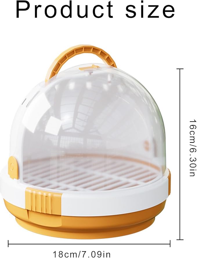 Portable Clear Bird Parrots Transport Cage Window Ventilated Carrier Bag Breathable Bird Carrier Travel Bag