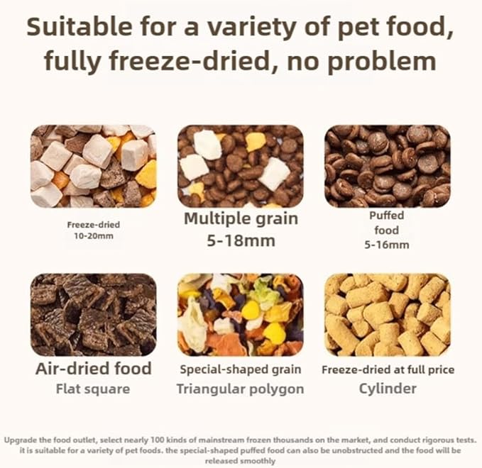 Two-in-One Upgraded Gravity Pets Feeder and Water Dispenser Combo Set, Pet Cat Dog Automatic Feeder and Water Dispenser for Small and Medium Pets Cats Dogs, Large Capacity & Washable