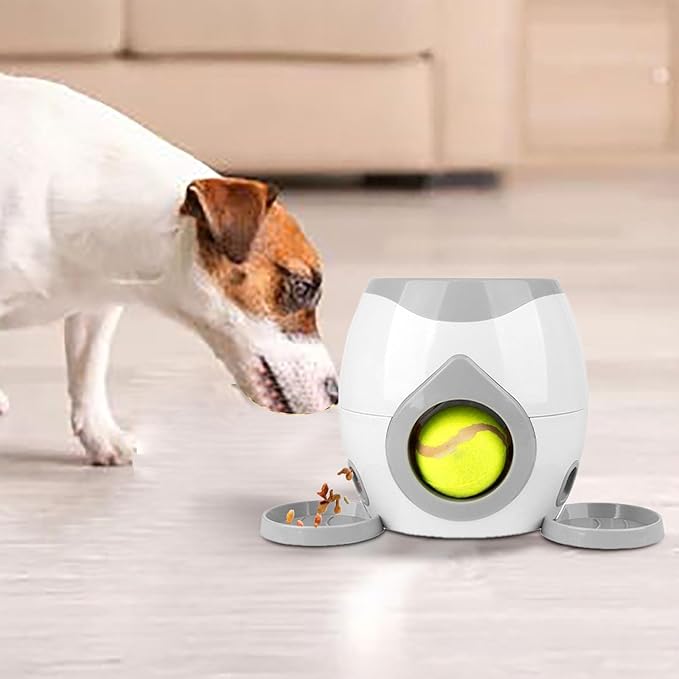 Automatic Ball Launcher for Dogs, Tennis Balls Launchers for Dogs, Interactive Dog Toys Tennis Balls Launcher for Small Dogs, Dog Fetch Ball Thrower for Indoor/Outdoor Playing (C)