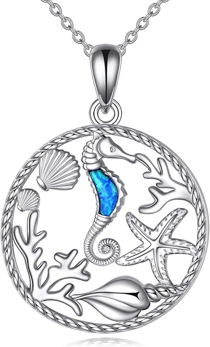 KZX Cat/Dog/Phoenix/Eagle/Whale/Shark/Puffin/Starfish/Chicken/Butterfly/Owl/Bee/Frog/Seahorse Necklace Sterling Silver Animal Pendant Jewelry Gift for Women