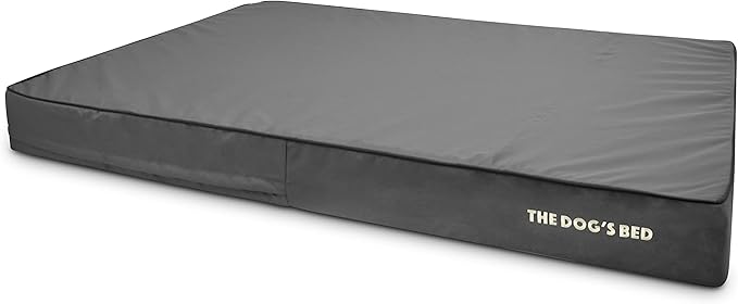 The Dog’s Bed Orthopedic Memory Foam Dog Bed Mattress, Oxford Fabric, Grey with Black Trim, XXXL, 6-Inch