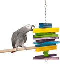 Featherland Paradise - Large Vari Fan Bird Toy - Bird Toys for Large Birds (18" x 8" x 1.5")