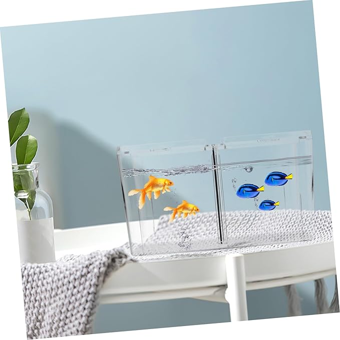 Milisten Betta Box Fish Tank Isolator Breeding Aquarium Incubator Holder Aquarium Hatching Box