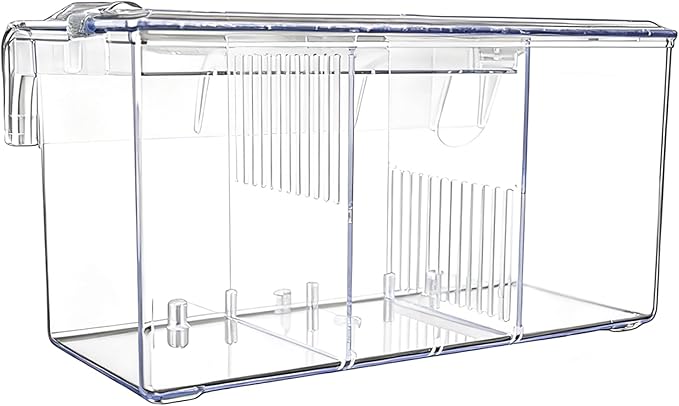 External Breeding Tanks for Aquarium Small Fish Isolation Hatchery Box for Fry Clear Spawning Box Breeding