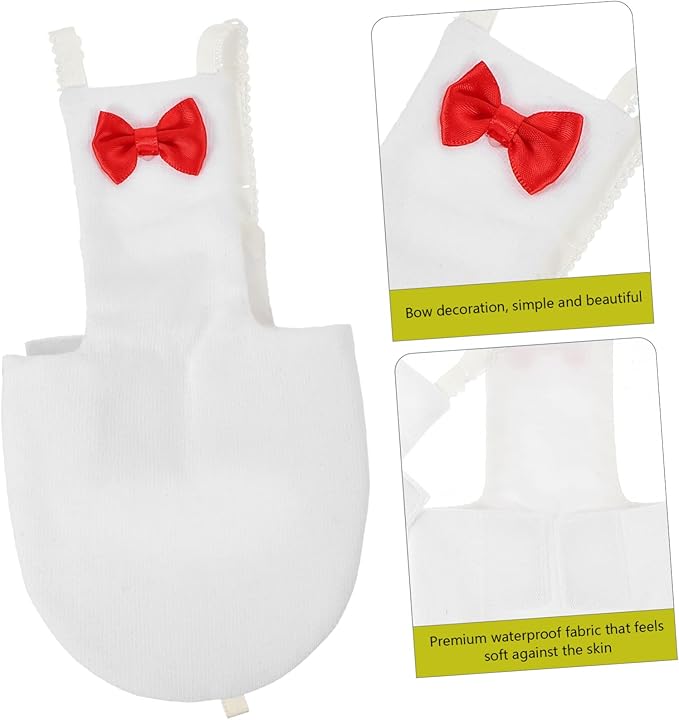 Yardwe Bird Diaper Flight Suit for Parrots Breathable Bird Clothes Bow Design XL for Outdoor Use Diaper for Cockatiels and Parakeets