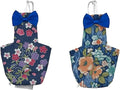 2 PCS Floral Bird Diaper Nappy Clothes Reusable Washable Cloth Blue&Green for Parrot Macaw Budgies Parakeet
