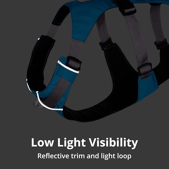 Ruffwear, Flagline Dog Harness, Lightweight and Reflective, No Pull Dog Lift Harness for Hiking, Running and Everyday Use, Lichen Green, X-Small