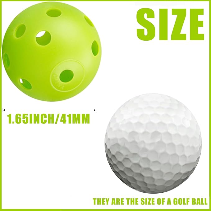 12Pcs Cat Ball Toy, Low Noise No Bells Holey Plastic Cat Balls, Funny Interactive Cats Toys for Indoor Cats, Firm Toy Balls for Kitten Puppy Ferret Bird (1.65")