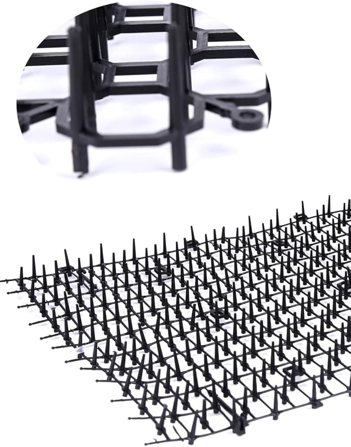 Cat Scat Mat Plastic Spike Keep cat away 6.5' Black 1pcs