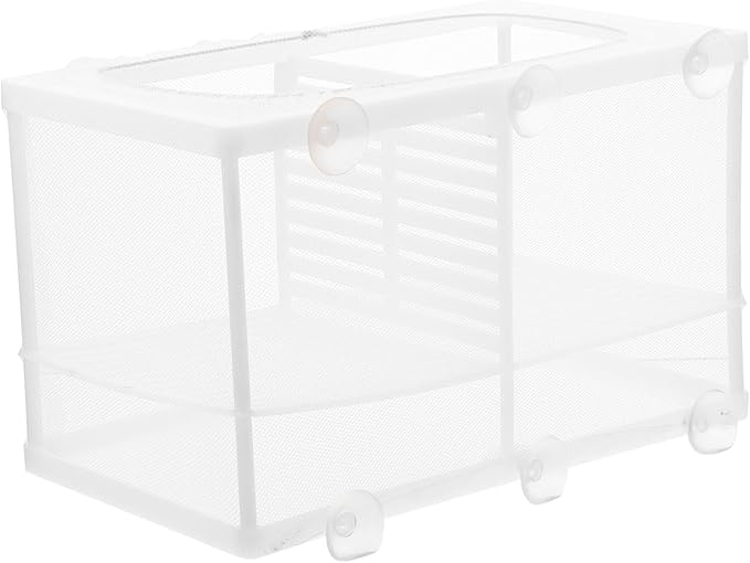 BESPORTBLE Aquarium Fish Breeding Box Isolation Net Incubator for Fish Tank High-Grade Material Increases Survival Rate Visible Mesh Design for Easy Observation