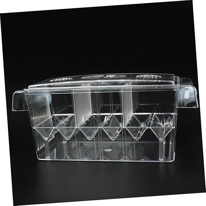 balacoo Cup Acrylic Fish Breeding Tank Isolation Box Hatching Box for Newborns Pregnant Fish Transparent Design Isolated Rooms for Improved Survival Rates