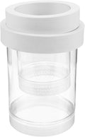 Beaupretty Aquarium Floating Fish Breeder Box Small Incubator with Coarse and Fine Mesh Nets White Set Isolation Hatchery for Guppy Betta Shrimp Fry Tank Separation