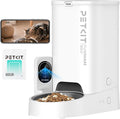 PETKIT Automatic Cat Feeder with Camera, 1080P HD Video with Night Vision, 2.4G WiFi Pet Feeder for Cat & Small Dog, 2-Way Audio & Meal Call Pet Food Dispenser with Desiccant Bag, Motion Capturing