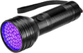 Jeanoko Pet Urine Detector, Portable Black Light Flashlight with More Bright 51 LEDs, Multipurpose Detection, Design, Spot Dried, Works Well, Scorpions, Hotel Rooms, Caterpillars,
