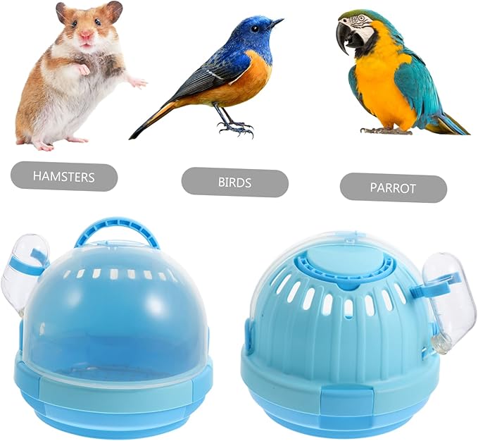 Totority Portable Bird Cage Handheld Bird Carrier Parrot Carrier Cage Small for Travel