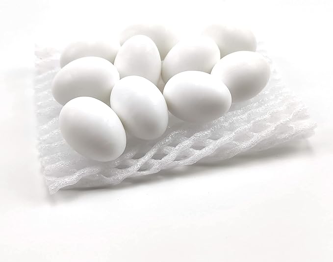 10 Pieces Pigeon Eggs Solid Plastic Eggs for Hatching Help Limit Births Laying Pigeon Agricultural Tool Poultry
