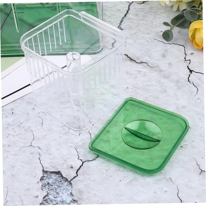 Generic Self-Guided Fish Breeding Tank Transparent Hatching Box for Aquarium Isolation Box for Newborn and Pregnant Fish Survival Rates and Protects from Predators