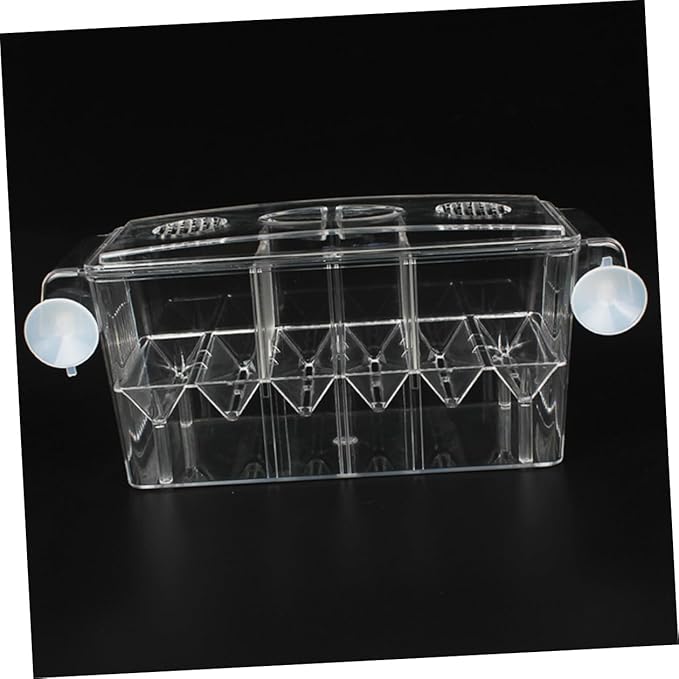 Homoyoyo Aquarium Breeding Tank Acrylic Isolation Box Fish Hatchery Incubator for Fish Tank Spawning and Nursery Use