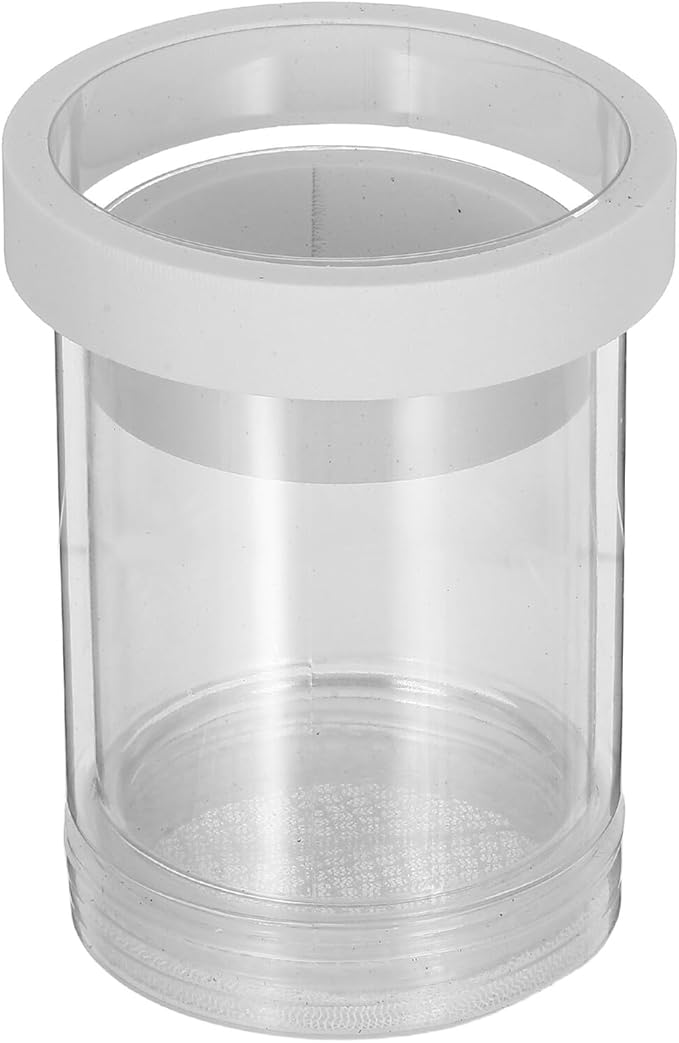 BESPORTBLE Floating Aquarium Fish Breeding Isolation Box with Egg Incubator Net, Small White Fry Hatchery Chamber for Guppy and Small Fish Tank Breeding