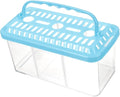 Removable 3-Compartment Fish Breeding Box Aquarium Divider Tank for Betta and Shrimp Multi-Functional Small Fish Isolation Container